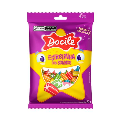 Bala Estrelinha dos Sonhos 70g Docile-1-